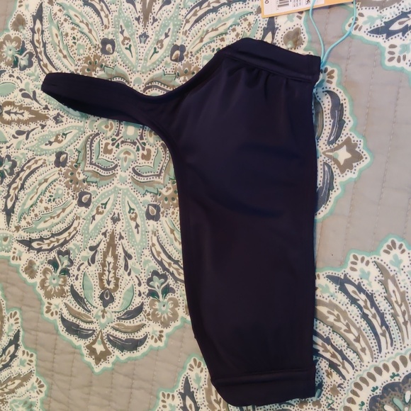 Asymmetrical One Shoulder Bikini Top - Kona Sol Oxford Blue XS - Picture 3 of 4